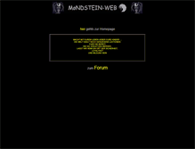Tablet Screenshot of mondstein-web.de